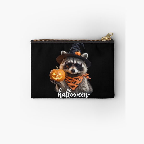Item preview, Cute Raccoon Halloween Spooky Season Witch Pumpkin Kawaii Autumn Fall designed and sold by ZBIFBOUETLA.
