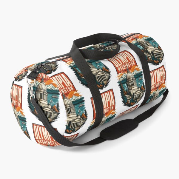 Item preview, Olympia, Washington USA Vintage Travel Tourism Art designed and sold by TravelersGems.