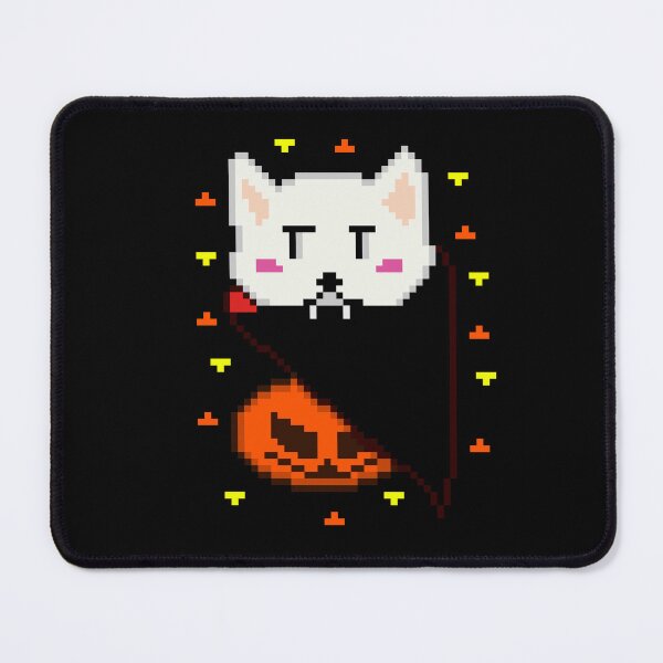Item preview, Cute Kitten Dressed as Vampire in Pixel art designed and sold by RetroRlx.