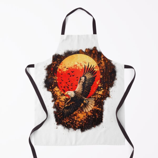 Item preview, Impasto Eagle Sunset Art Print designed and sold by SupernovaNote.