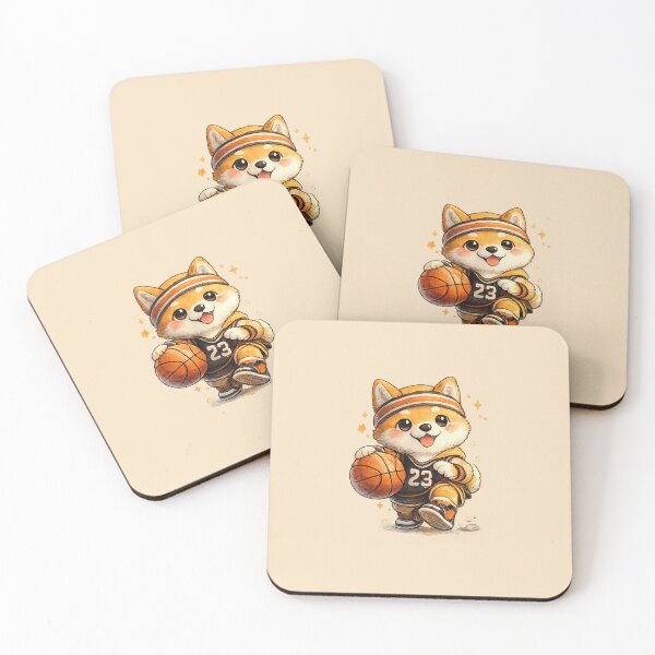 Item preview, Kawaii Basketball Shiba Inu designed and sold by HapaHara.