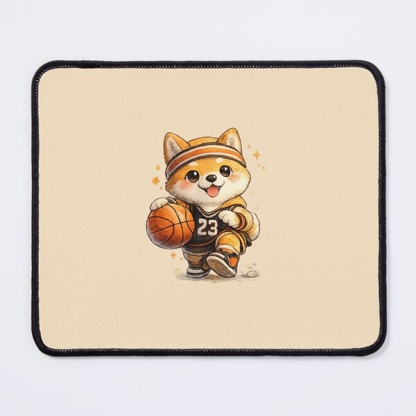Item preview, Kawaii Basketball Shiba Inu designed and sold by HapaHara.