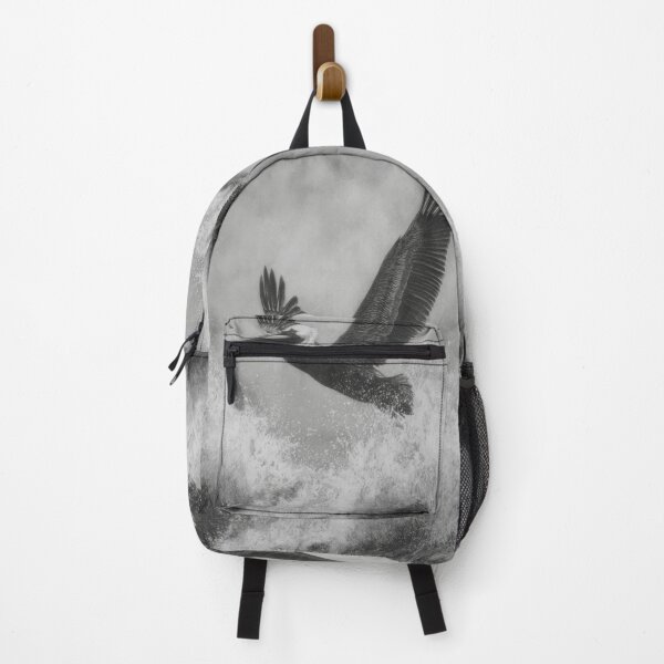 Item preview, A Pelican landing on ocean waves, Birds in Motion designed and sold by CDC40.
