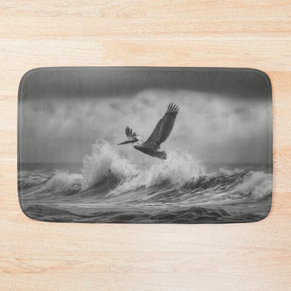 Item preview, A Pelican landing on ocean waves, Birds in Motion designed and sold by CDC40.