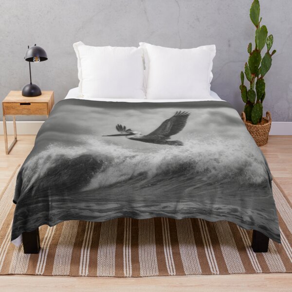Item preview, A Pelican landing on ocean waves, Birds in Motion designed and sold by CDC40.