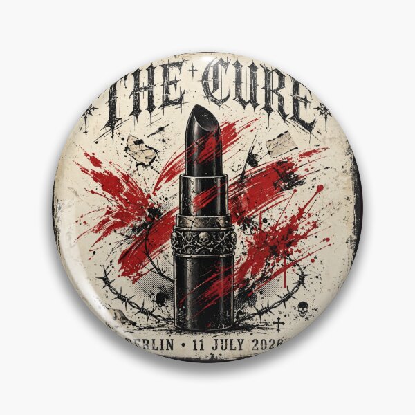 Item preview, THE CURE Black Lipstick Gothic Post-Punk Berlin 2026 Art Print designed and sold by batcaveshirts.