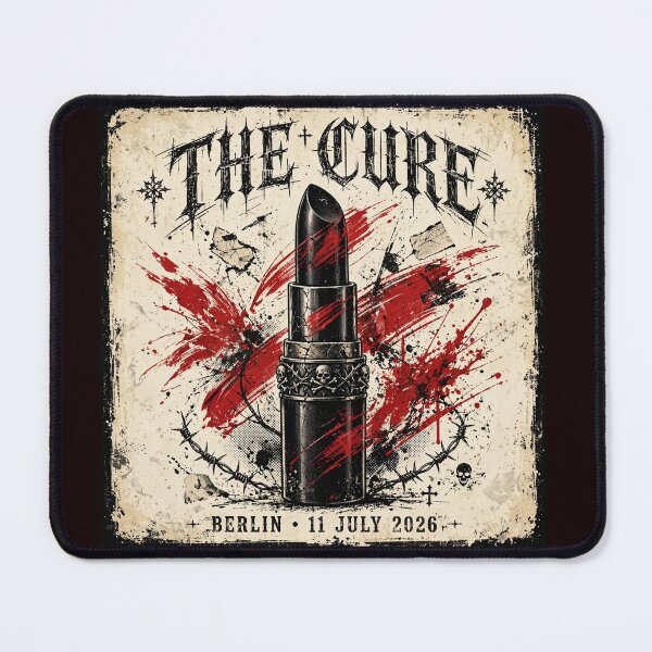 Item preview, THE CURE Black Lipstick Gothic Post-Punk Berlin 2026 Art Print designed and sold by batcaveshirts.