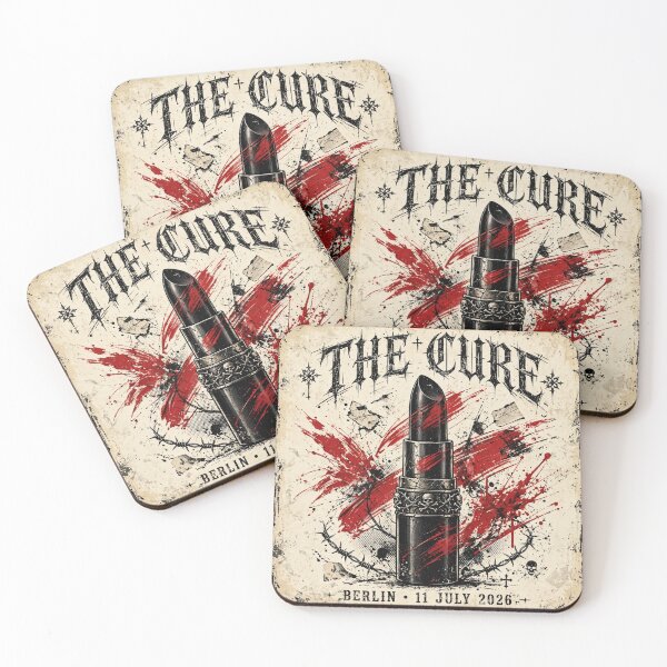 Item preview, THE CURE Black Lipstick Gothic Post-Punk Berlin 2026 Art Print designed and sold by batcaveshirts.