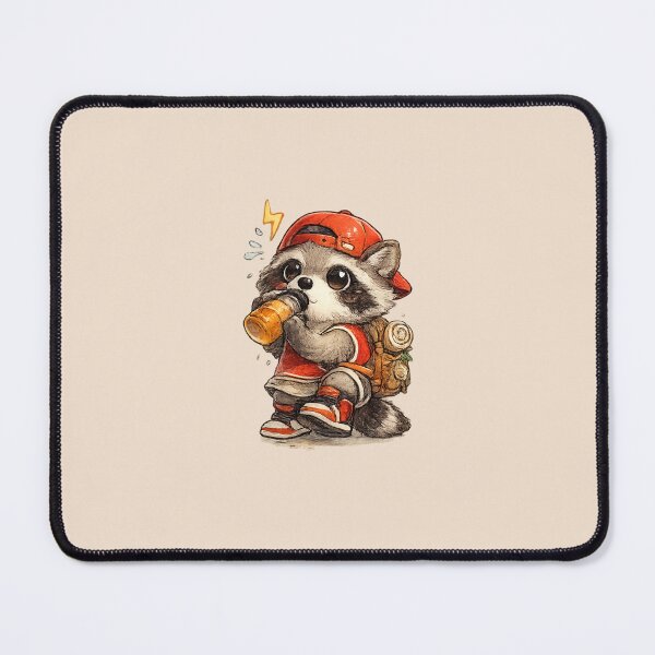 Item preview, Kawaii Streetwear Raccoon designed and sold by HapaHara.