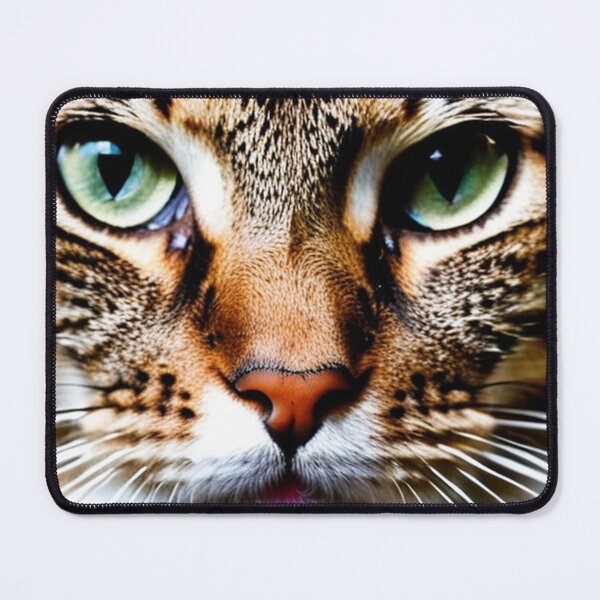 Item preview, Animals - Domestic Cat Portrait, Piercing Green Eyes and Hyper-realism designed and sold by World-Pets.