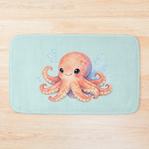 Item preview, Cute Watercolor Octopus designed and sold by DariaCraft.
