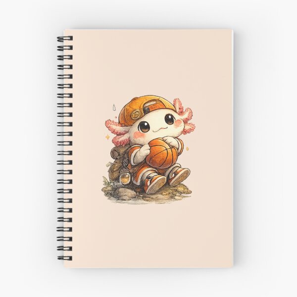 Item preview, Kawaii Basketball Axolotl designed and sold by HapaHara.
