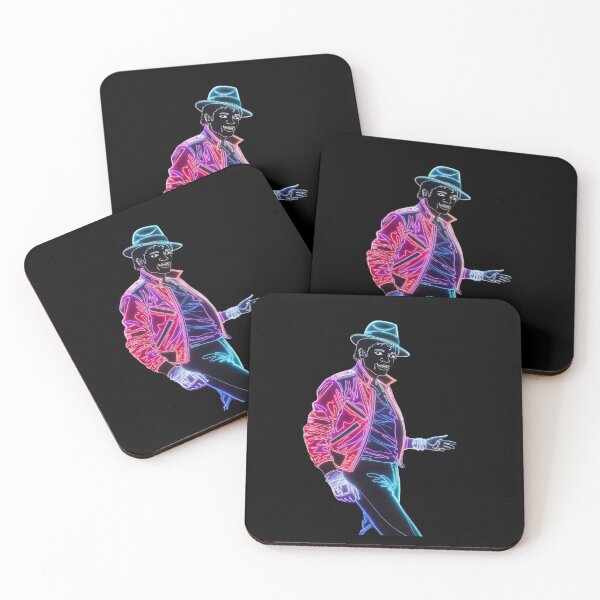 Item preview, Neon Michael Jackson Retro Pop Art designed and sold by ExploreAura Studio.