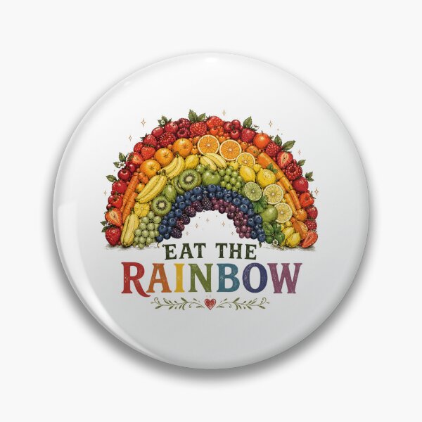 Item preview, Eat The Rainbow Colorful Retro Rainbow Design designed and sold by AMICO77.