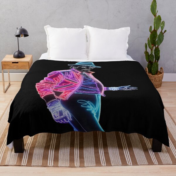 Item preview, Neon Michael Jackson Retro Pop Art designed and sold by ExploreAura Studio.