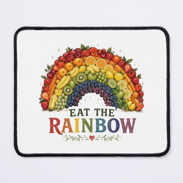 Item preview, Eat The Rainbow Colorful Retro Rainbow Design designed and sold by AMICO77.