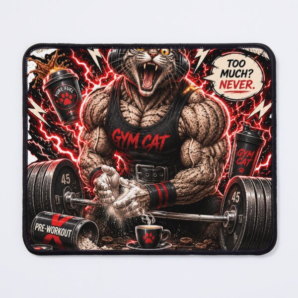 Item preview, Caffeine Loaded Funny Gym Cat Coffee Vintage Fitness Gift designed and sold by Digistore1221.