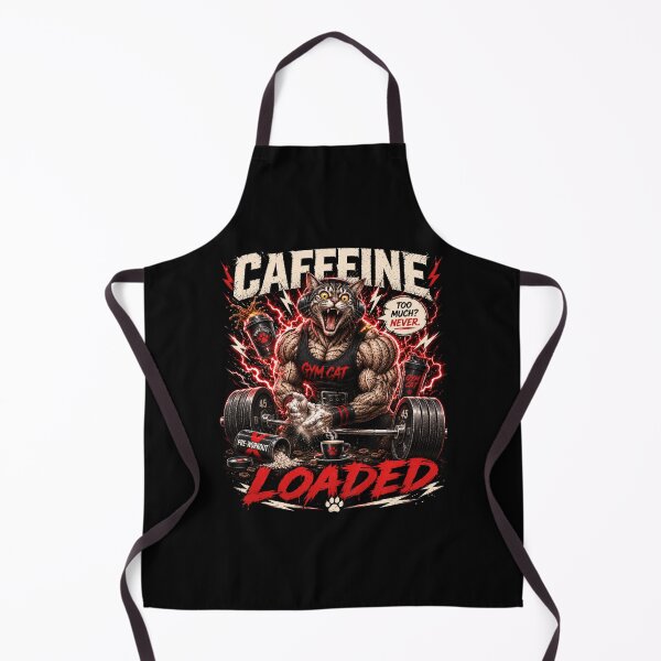 Item preview, Caffeine Loaded Funny Gym Cat Coffee Vintage Fitness Gift designed and sold by Digistore1221.