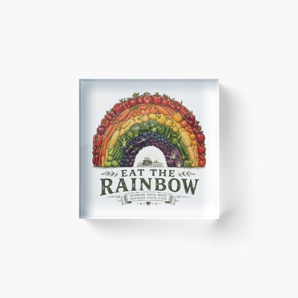 Item preview, Eat The Rainbow Colorful Retro Rainbow Design designed and sold by AMICO77.