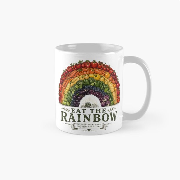 Item preview, Eat The Rainbow Colorful Retro Rainbow Design designed and sold by AMICO77.