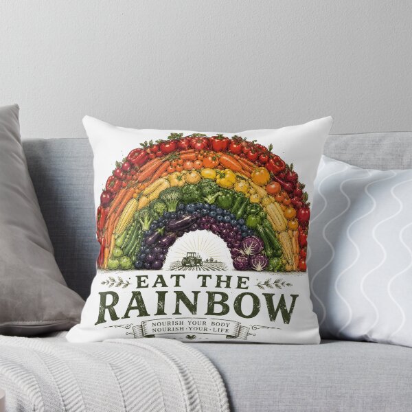 Item preview, Eat The Rainbow Colorful Retro Rainbow Design designed and sold by AMICO77.
