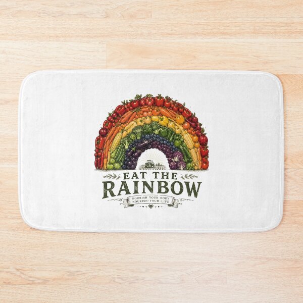 Item preview, Eat The Rainbow Colorful Retro Rainbow Design designed and sold by AMICO77.