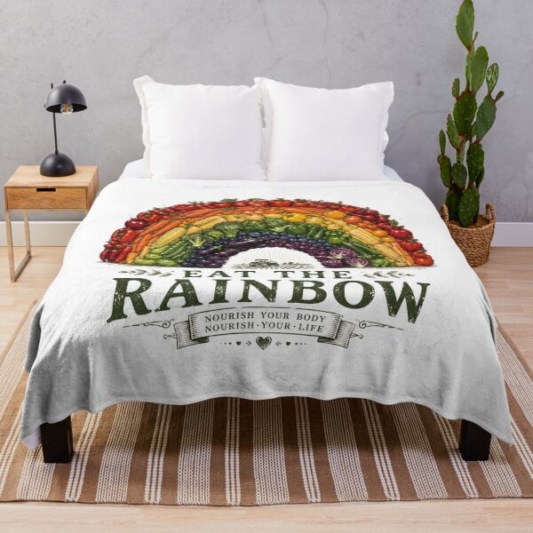 Item preview, Eat The Rainbow Colorful Retro Rainbow Design designed and sold by AMICO77.