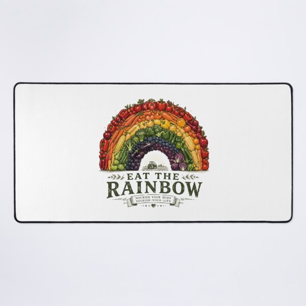 Item preview, Eat The Rainbow Colorful Retro Rainbow Design designed and sold by AMICO77.