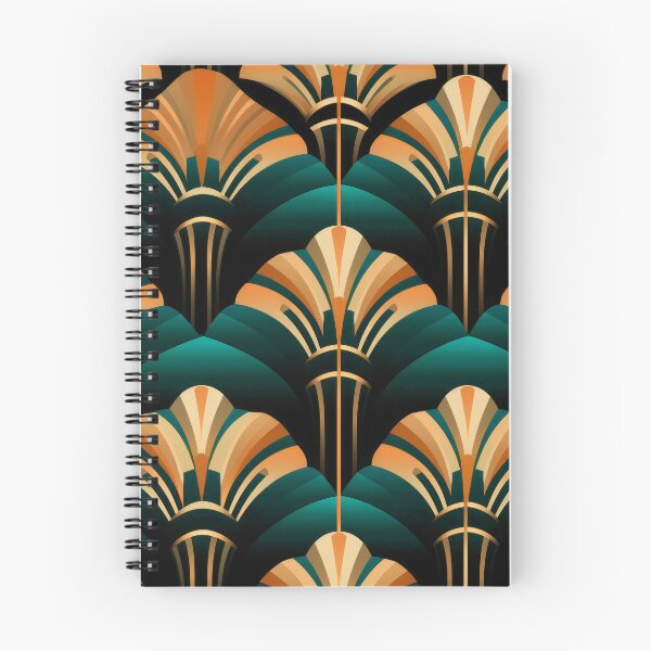 Item preview, Art Deco Emerald-Green And Antique Golden Pattern designed and sold by DEC02.