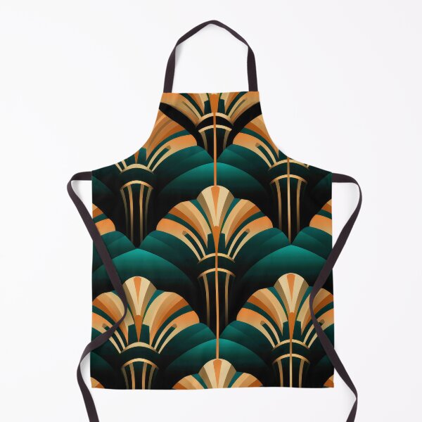 Item preview, Art Deco Emerald-Green And Antique Golden Pattern designed and sold by DEC02.