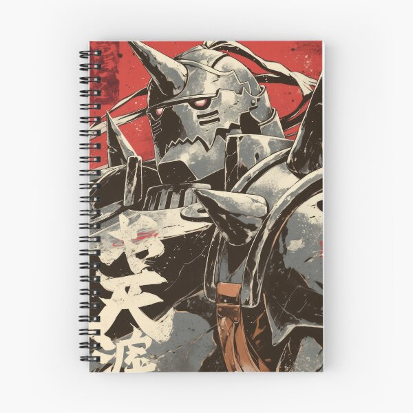 Item preview, Alphonse Elric Vintage Warned Poster  designed and sold by AnimeArsenalPrints.