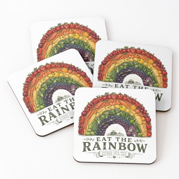 Item preview, Eat The Rainbow Colorful Retro Rainbow Design designed and sold by AMICO77.