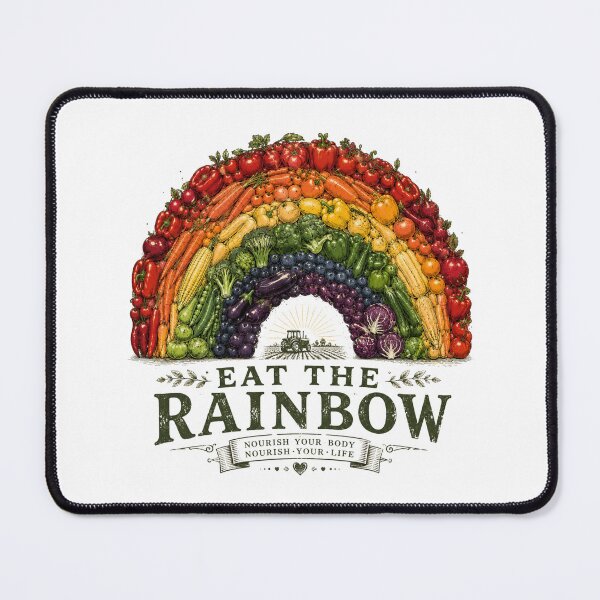 Item preview, Eat The Rainbow Colorful Retro Rainbow Design designed and sold by AMICO77.