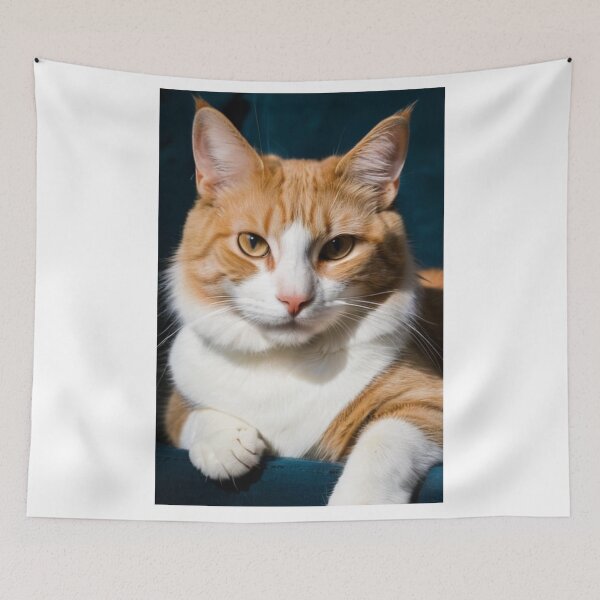 Item preview, Animals - Domestic cat, Refined feline portrait in close-up designed and sold by World-Pets.