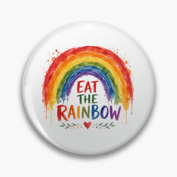Item preview, Eat The Rainbow Colorful Retro Rainbow Design designed and sold by AMICO77.