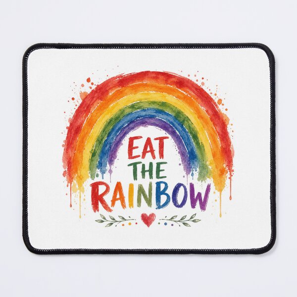 Item preview, Eat The Rainbow Colorful Retro Rainbow Design designed and sold by AMICO77.