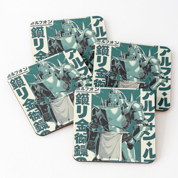 Item preview, Alphonse Duotone Chad Poster  designed and sold by AnimeArsenalPrints.