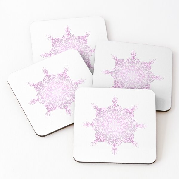 Item preview, Pink linear mandala designed and sold by kallyfactory.