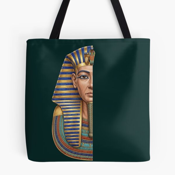 Item preview, Half King Tut Portrait | Ancient Egyptian Pharaoh Royal Art Design designed and sold by Queen Cleopatra.