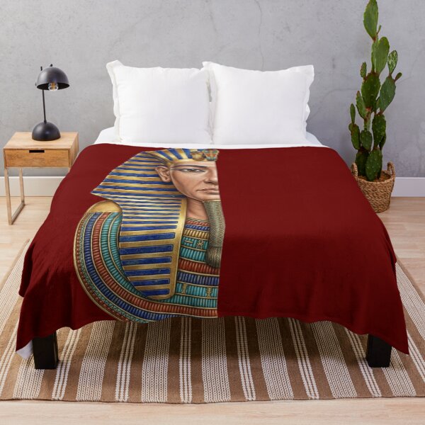 Item preview, Half King Tut Portrait | Ancient Egyptian Pharaoh Royal Art Design designed and sold by Queen Cleopatra.