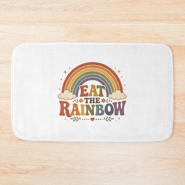 Item preview, Eat The Rainbow Colorful Retro Rainbow Design designed and sold by AMICO77.