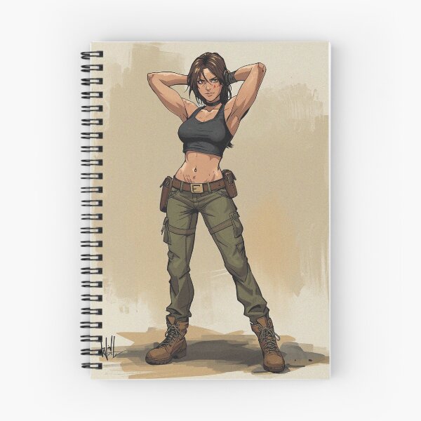 Item preview, Adventure girl illustration art designed and sold by Vintage Designs +.