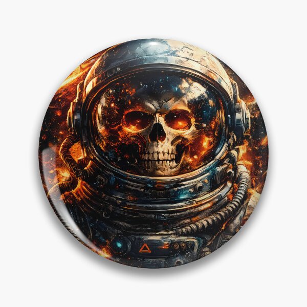 Item preview, Cosmic Skull Astronaut designed and sold by SupernovaNote.