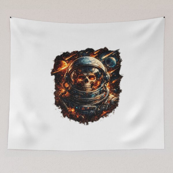 Item preview, Cosmic Skull Astronaut designed and sold by SupernovaNote.