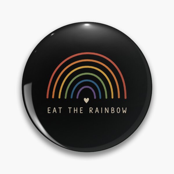 Item preview, Eat The Rainbow Colorful Retro Rainbow Design designed and sold by AMICO77.