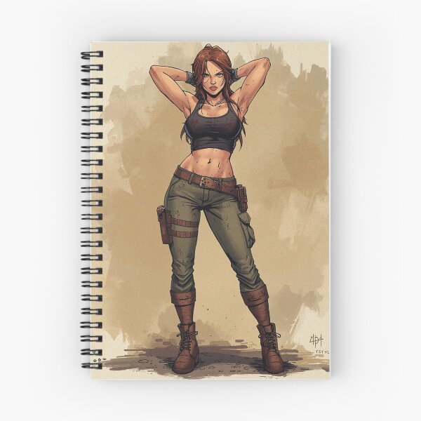 Item preview, Adventure girl illustration art designed and sold by Vintage Designs +.