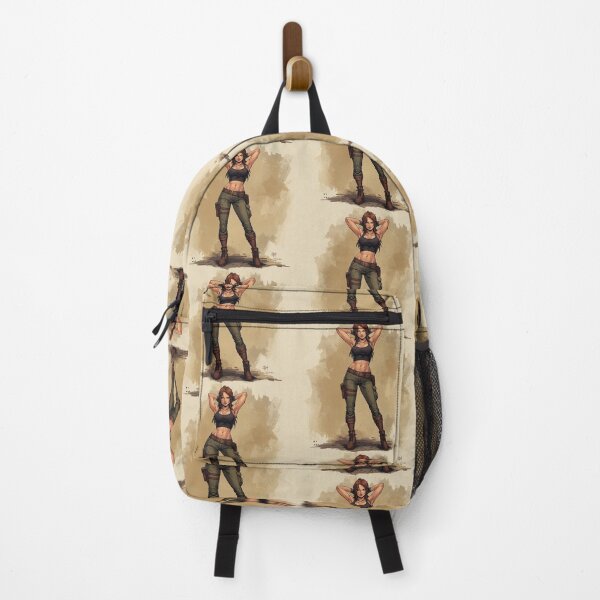 Item preview, Adventure girl illustration art designed and sold by Vintage Designs +.