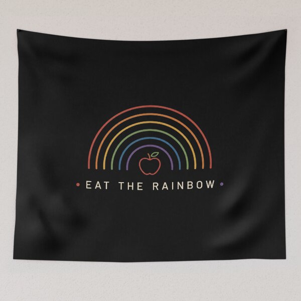 Item preview, Eat The Rainbow Colorful Retro Rainbow Design designed and sold by AMICO77.
