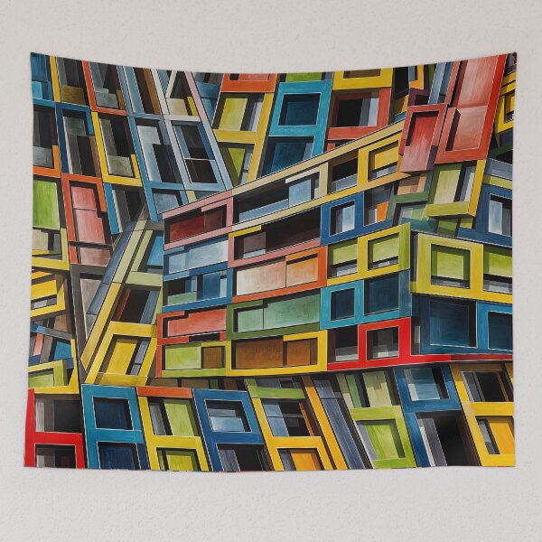 Item preview, Colorful Block Building designed and sold by O'clock Vibes.