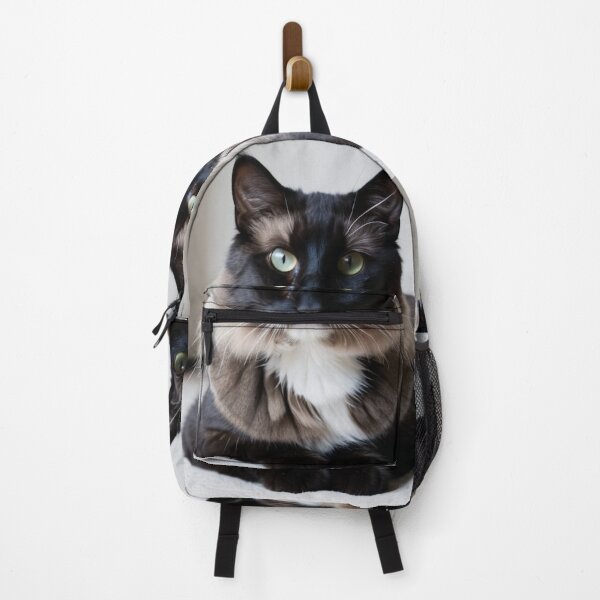 Item preview, Animals - Elegant Bicolor Cat, Feline Portrait with Amber Eyes designed and sold by World-Pets.